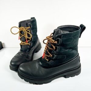 Sorel Lennox Lace Up Waterproof Leather Suede Winter Hiking Boot Gorpcore